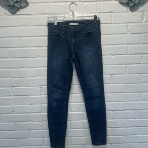 Eunina Midrise Skinny Ankle DarkwashDenim Women's Jeans